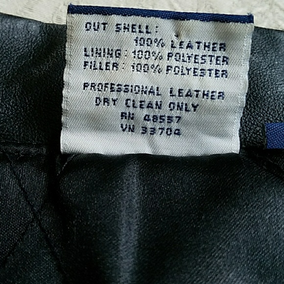 MEN'S LEATHER  BUTTONED DOWN LEATHER JACKET - Picture 7 of 8